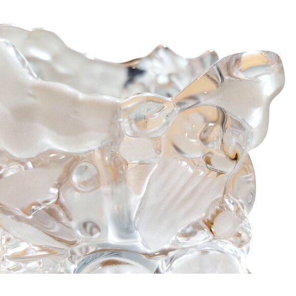 Gorham Christmas North Pole Express Santa Train Votive Lead Crystal from Germany - Picture 5 of 12